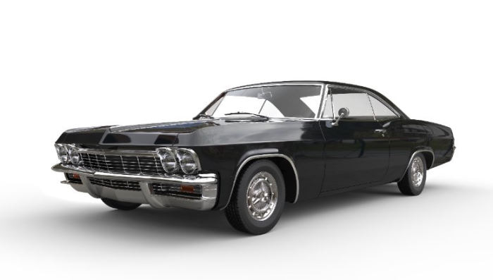 Impala Black from Supernatural TV show