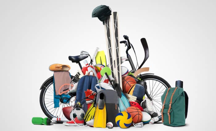 sports equipment for kids and teens to use